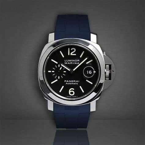 panerai blue rubber band|rubber strap for Panerai 44mm.